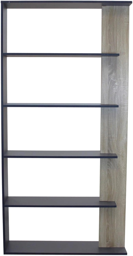 libreria Moderna di Design in Legno di Design per Salotto, Soggiorno 90x23,5x180 h