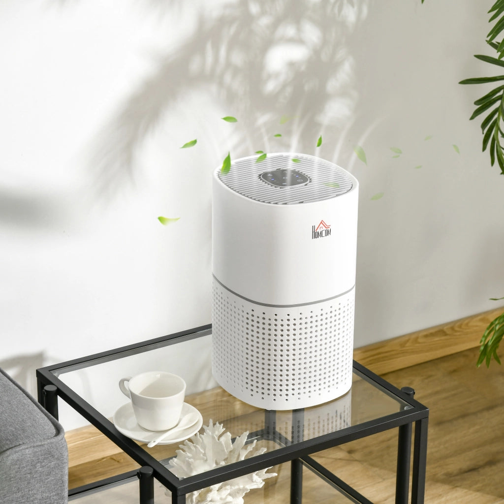 Purificatore d'aria HEPA Ionizzatore 4 velocita' Timer ¨C zephmum ¨C 22x22x36 cm Bianco