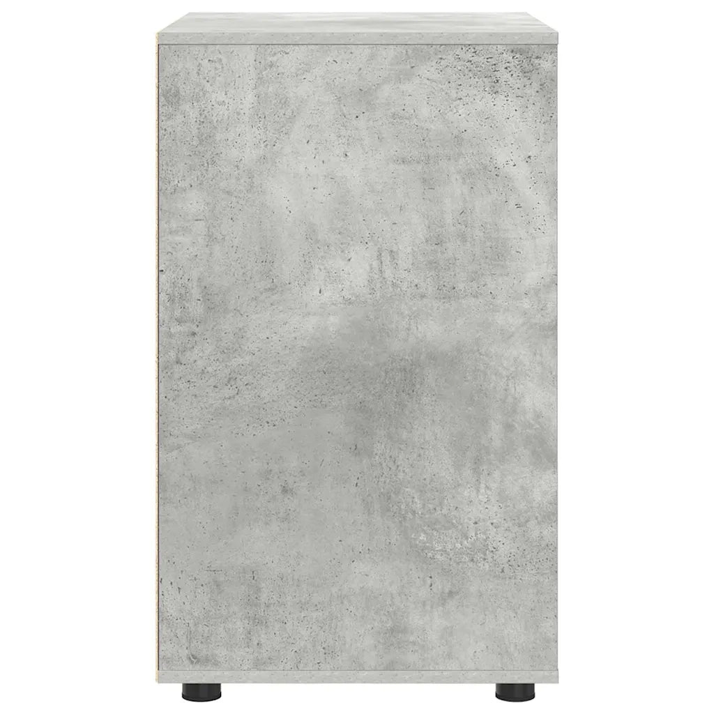 Armadio Grigio cemento 60 x 48 x 81 cm Legno multistrato