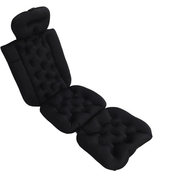 Cuscino da Bagno Ergonomico - Cuscino per vasca da bagno - Base Antiscivolo - Rimovibile/Lavabile - Zanzariere Robuste - Utilizzo Comodo - Matrimoniale per vasca da bagno
