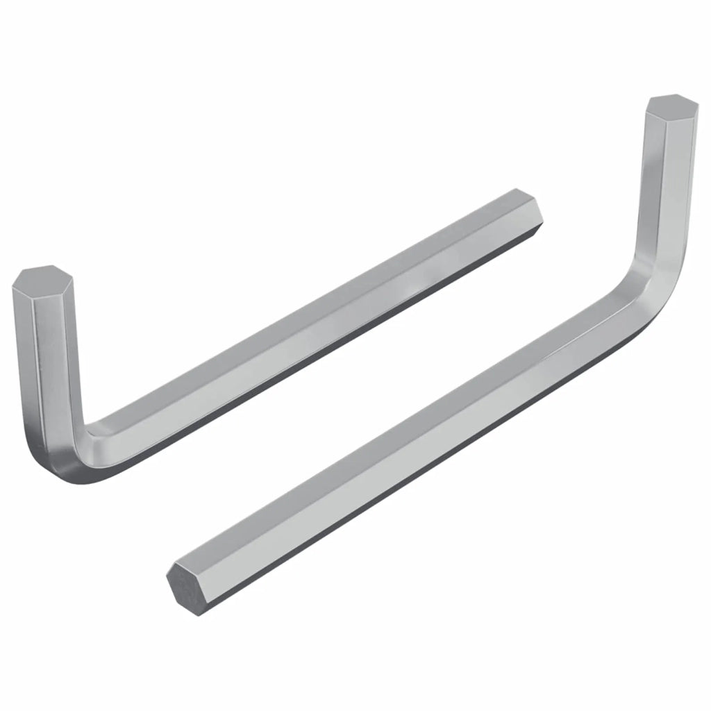 Chiave Esagonale 2 pcs Argento 32 x 86 mm Acciaio 864868
