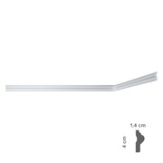 125pz cornice decorativa per soffitto mod. i709 - mm 14 x  40 cod:ferx.913142nlm