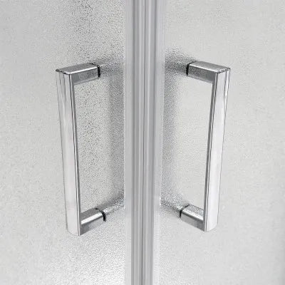 Box doccia angolare 70x70 cm doppio scorrevole vetro stampato  Tay