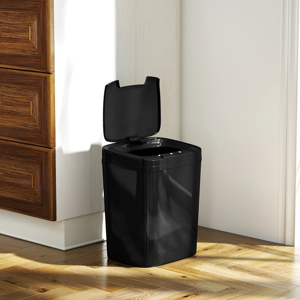 Cestino per Rifiuti Automatico 15 Litri con Sensore ¨C zephmum ¨C Nero