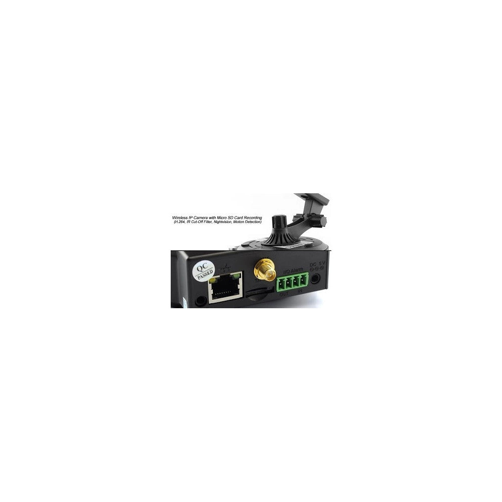 Trade Shop - Telecamera Di Sorveglianza Ip Cam Hd 720p Wireless Led Ir Lan Motorizzata Wifi -