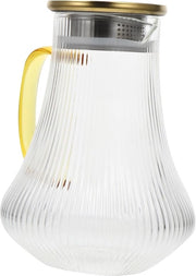 Acqua fredda isolata filtro collo di cigno per bottiglia acqua teapot accessori cucina tazza da tavolo acqua fredda acqua zucchero filtro acqua calda vaso vetro dorato