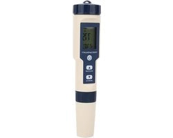 Misuratore di Salinità Digitale 5 in 1 per Test della Qualità dell'Acqua PH Temperatura EC TDS con Illuminazione a Sfondo