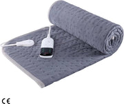 Decongestionatore elettrico 150 x 80 cm - Decongestionatore elettrico - Decongestionatore elettrico - Decongestionatore elettrico - con 3 impostazioni di temperatura e Timer - Spegnimento automatico - Lavabile - Grigio