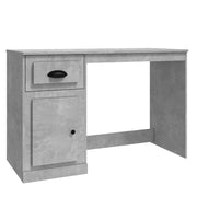 Scrivania tavolo postazione di lavoro scrivania per computer mobile da studio con cassetto 115 x 50 x 75 cm legno ingegnerizzato grigio 02_0023456