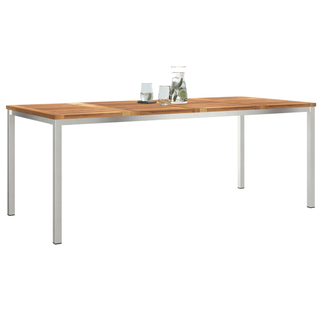 Tavolo da pranzo outdoor 200x90x74.5 cm Legno massello di teak
