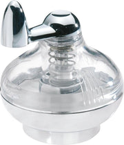 Molitore di noce moscata con contenitore - argento/trasparente - plastica - 69572260