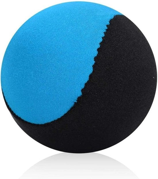 Ballo da tuffio per bambini, saltellante ballo da tuffio per piscina, gioco da spiaggia per bambini (nero-azzurro)