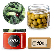 KADAX Sonka vasetti 330ml 10pz 82mm + coperchi "Cetrioli"