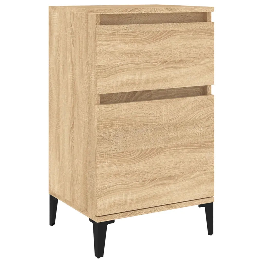 vidaXL Comodino Rovere Sonoma 40x35x70 cm