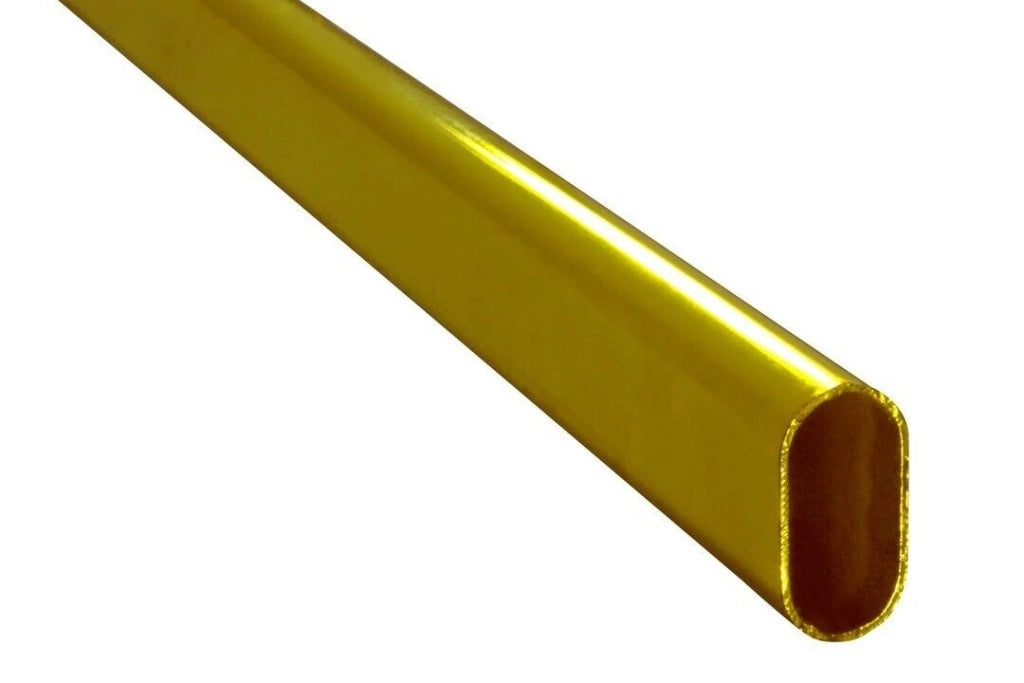 Tubo Per Armadi Ovale 30X15-L/Mm 1200 Ottone - Masidef