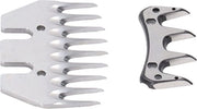 Scheermes elettrico per pecore - 9 denti acciaio carbonio professionale - pettini per capre.