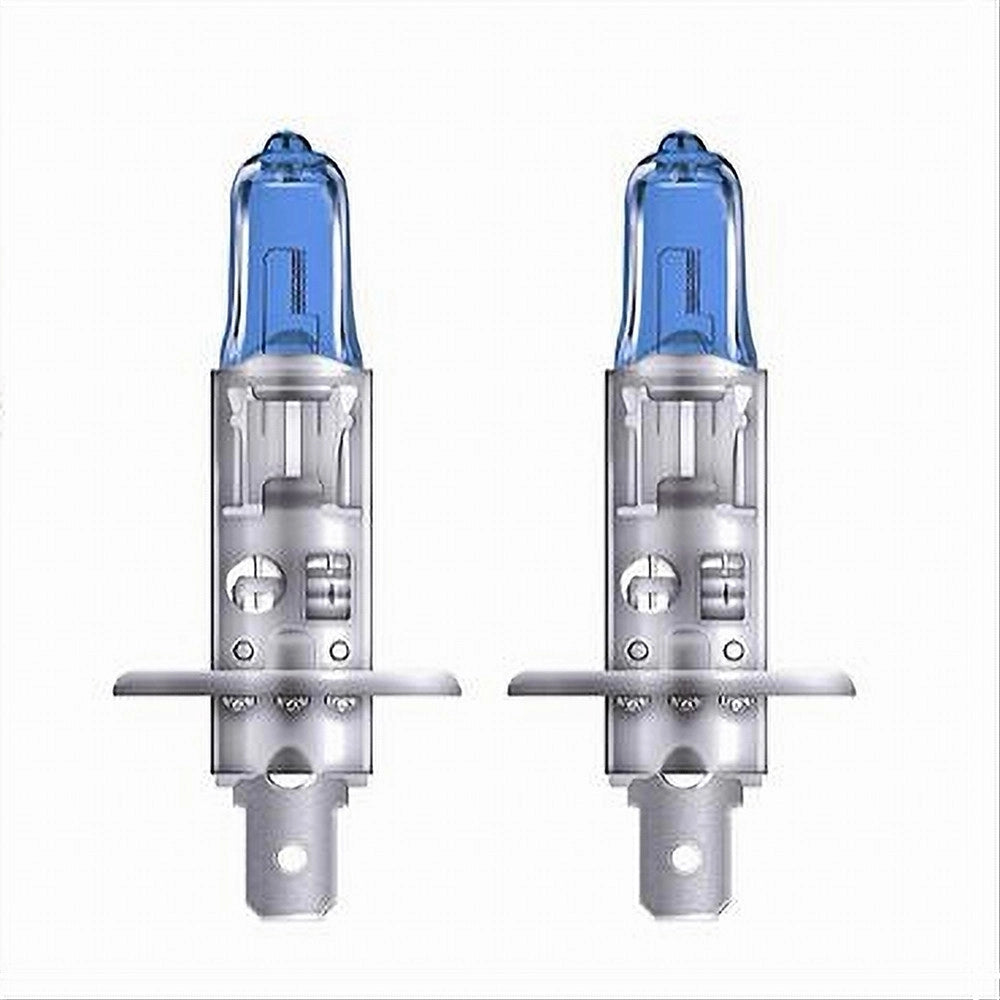 Trade Shop - Lampadine Per Auto Alogene H1 55 Watt Luce 6000k Di Ricambio Fari 12 V H1-b001 -