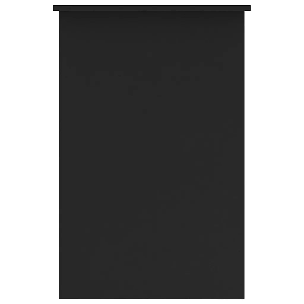 Scrivania-Scrivanie per ufficio e studio-Scrittoio Nera 100x50x76 cm in Legno Multistrato 203795