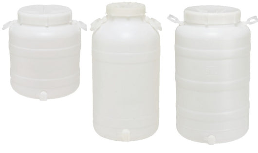 FUSTINO BOCCA LARGA C/PREDISP. S/RUB.LT30 PLASTICA ART.BL30