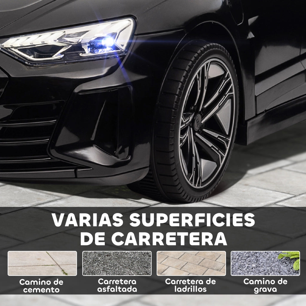 Auto Bambina Elettrica Audi RS e-tron GT ¨C zephmum ¨C 103x58x41 cm Nero