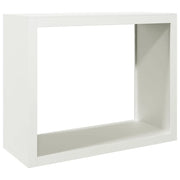 Rastrelliera per Legna da Ardere Bianca 100x40x80 cm in Acciaio CFW2826404