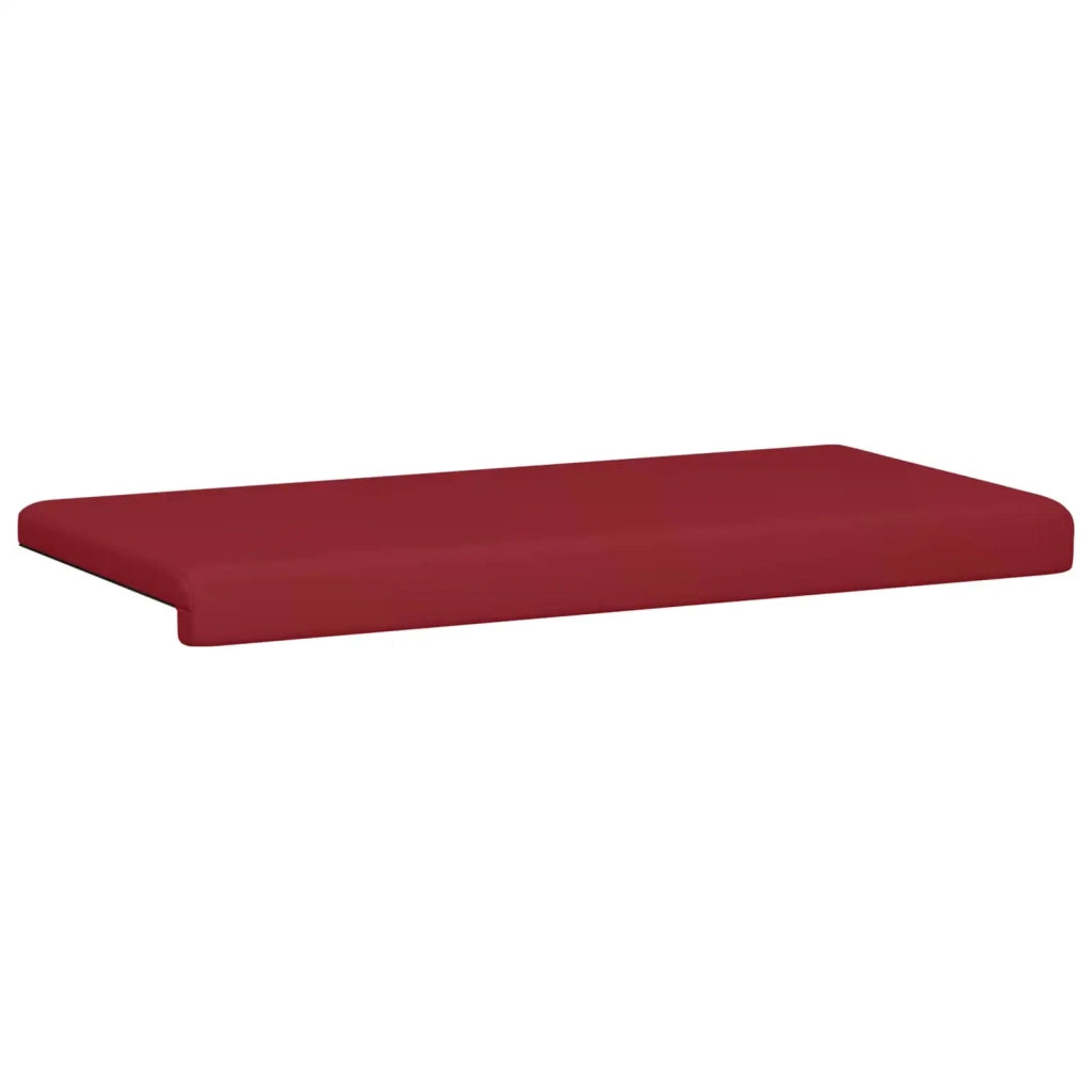 Cuscino per panchina Similpelle Rosso Vino Profondità 35 cm 42043268