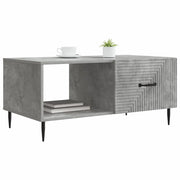 Tavolino da salotto | Tavolino da caff¨¨ | Tavolino da Soggiorno Grigio Cemento 90 x 50 x 40 cm