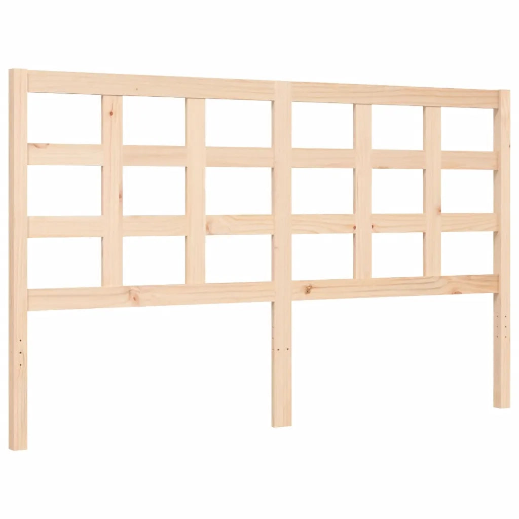 Giroletto senza Materasso-Struttura Letto 160x200 cm in Legno Massello di Pino 591241