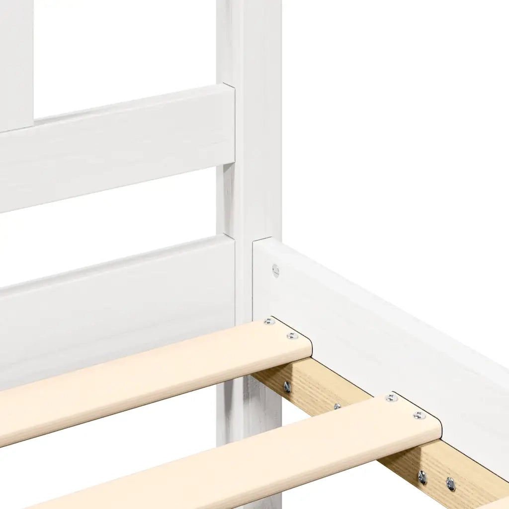 Giroletto Bianco in Legno Massello 100x200 cm 3105396