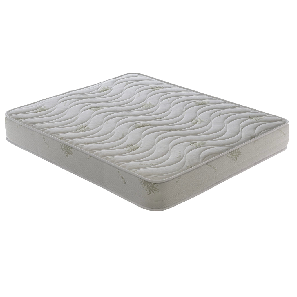 Materasso Matrimoniale 160x200 Alto 25 cm - Aloe Vera – Ortopedico – Alta densità – Onda Massaggiante - Massimo Comfort