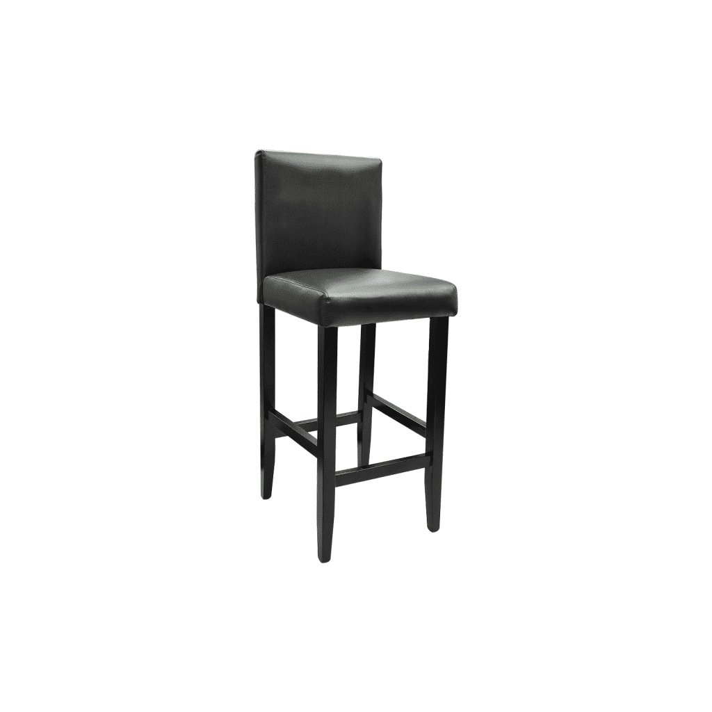 Set Tavolino da Bar con 2 Sgabelli Neri CFW6234629