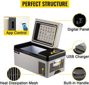 20l Auto Frigorifero - Mini Frigorifero Congelatore - Sostituto di Compressore Portatile - 12/24V DC - 110-240V Frigorifero Auto