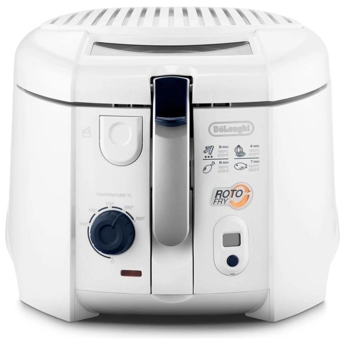 De’Longhi RotoFry Singolo Indipendente 1800 W Friggitrice Bianco