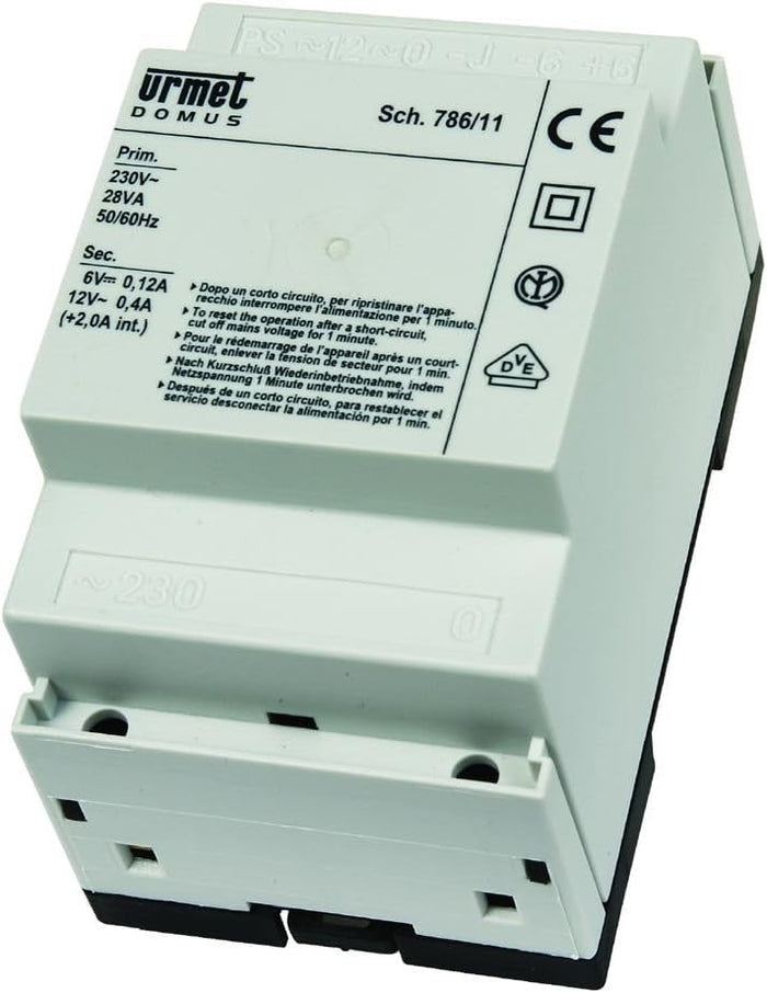 Alimentatore Sistema Citofonico 4+N 28va Urmet 786/11