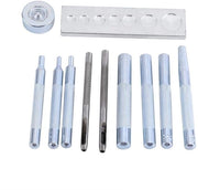 Set di chiusure veloci in pelle - 11 pezzi
