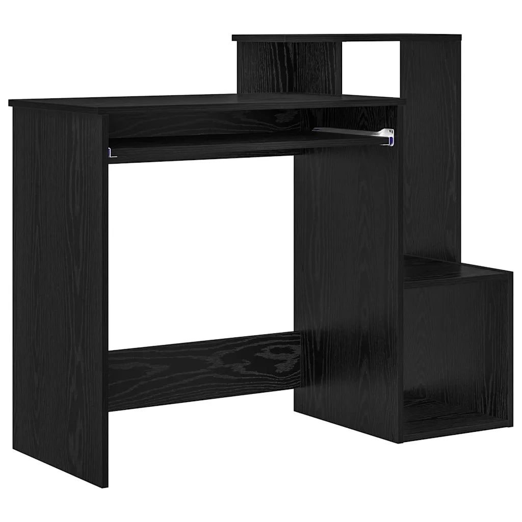 Scrivania Rovere Nero 106 x 41 x 88.5 cm Legno multistrato 869467