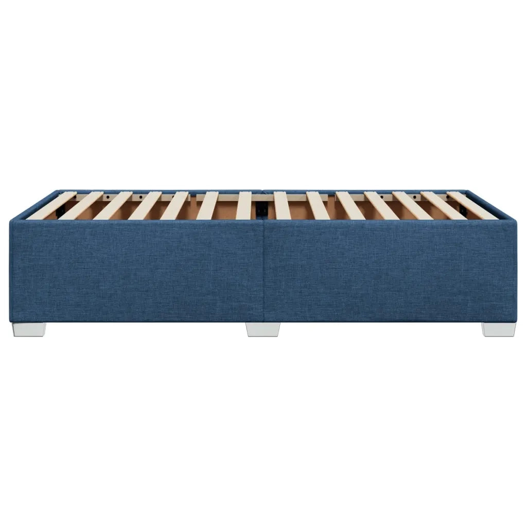 Giroletto senza Materasso Blu 100x200 cm in Tessuto