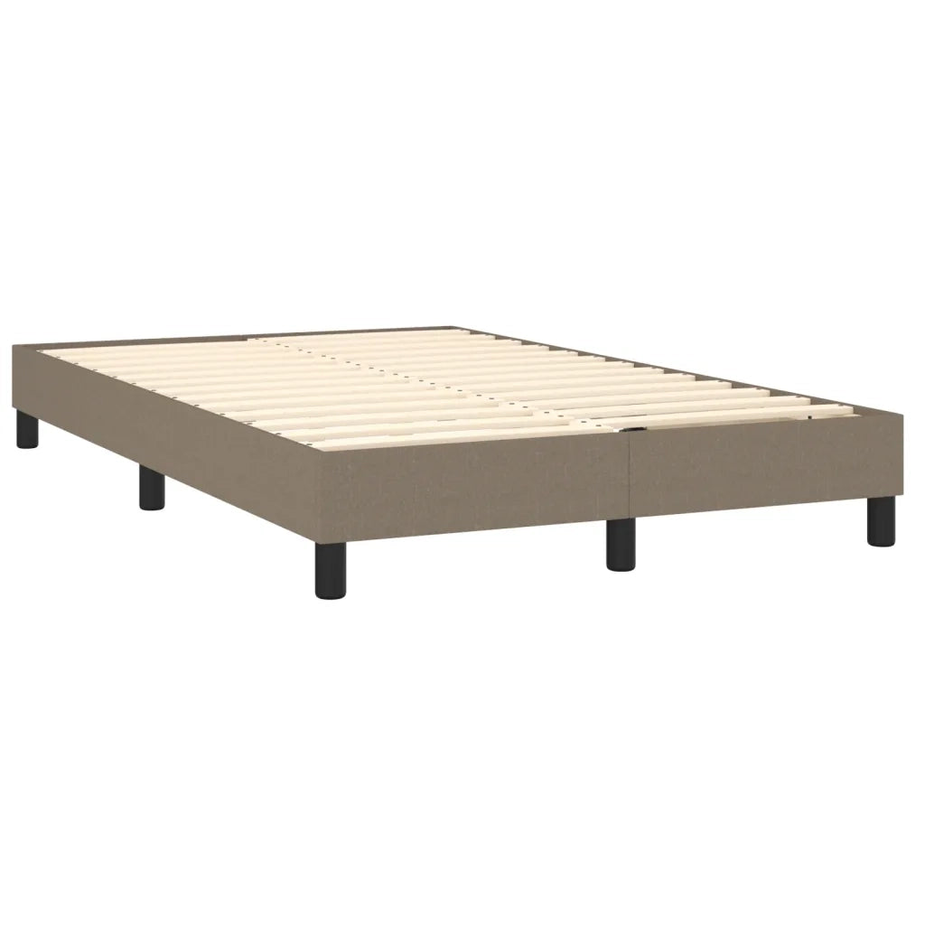 Giroletto a Molle con Materasso Tortora 120x200 cm in Tessuto 3140285