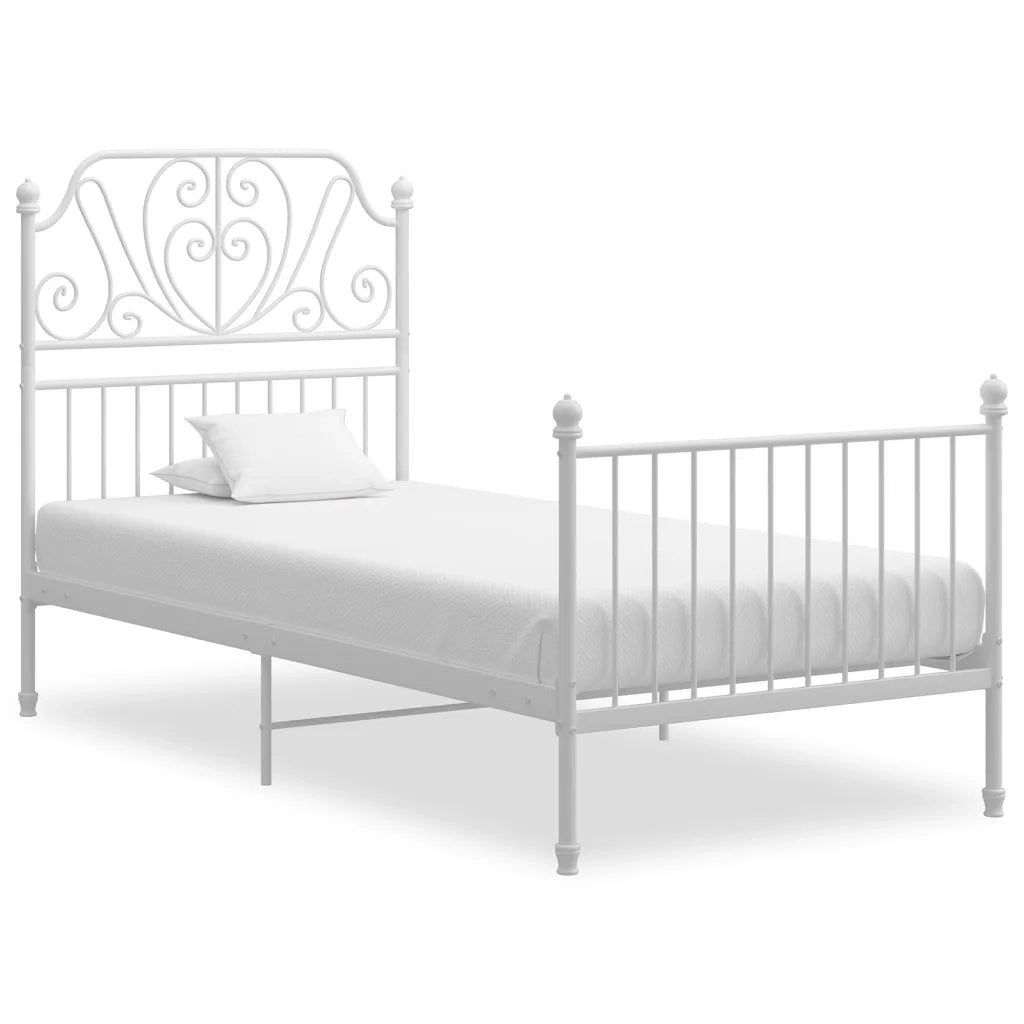 Giroletto Bianco in Metallo 90x200 cm cod mxl 64594