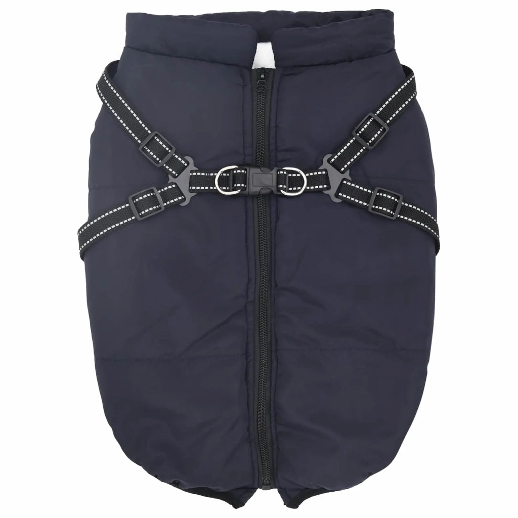 Cappotto per Cani Blu navy L48 Pile e Poliestere CFW4616378
