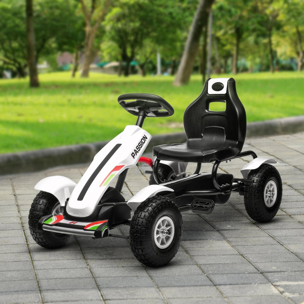 Carrello a pedali per bambini ¨C Minimal ¨C bianco nero