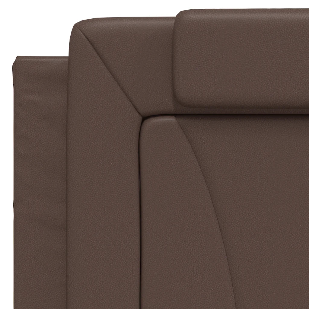Giroletto Viana senza Materasso Marrone 100x200 cm in Similpelle 3208077