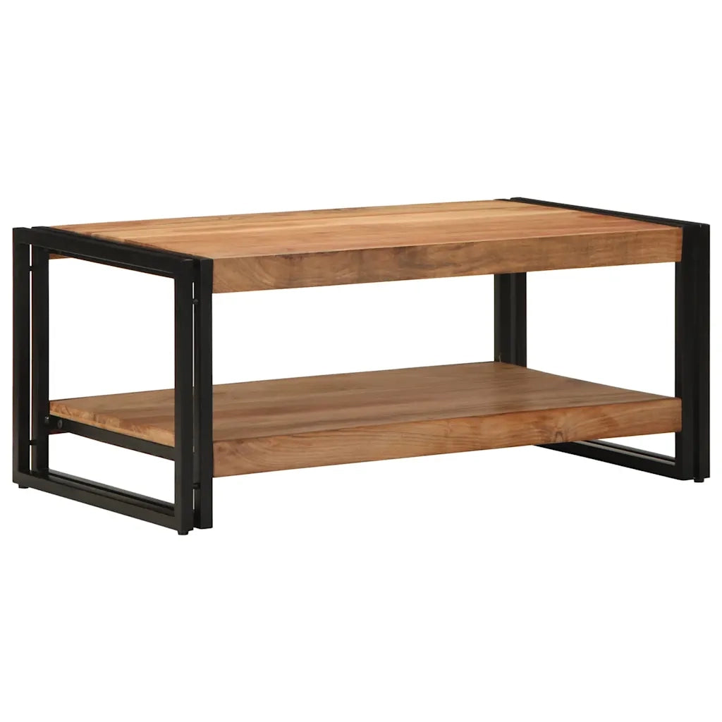 Tavolino da Salotto 90x50x38 cm Legno Massello di Acacia 4102716