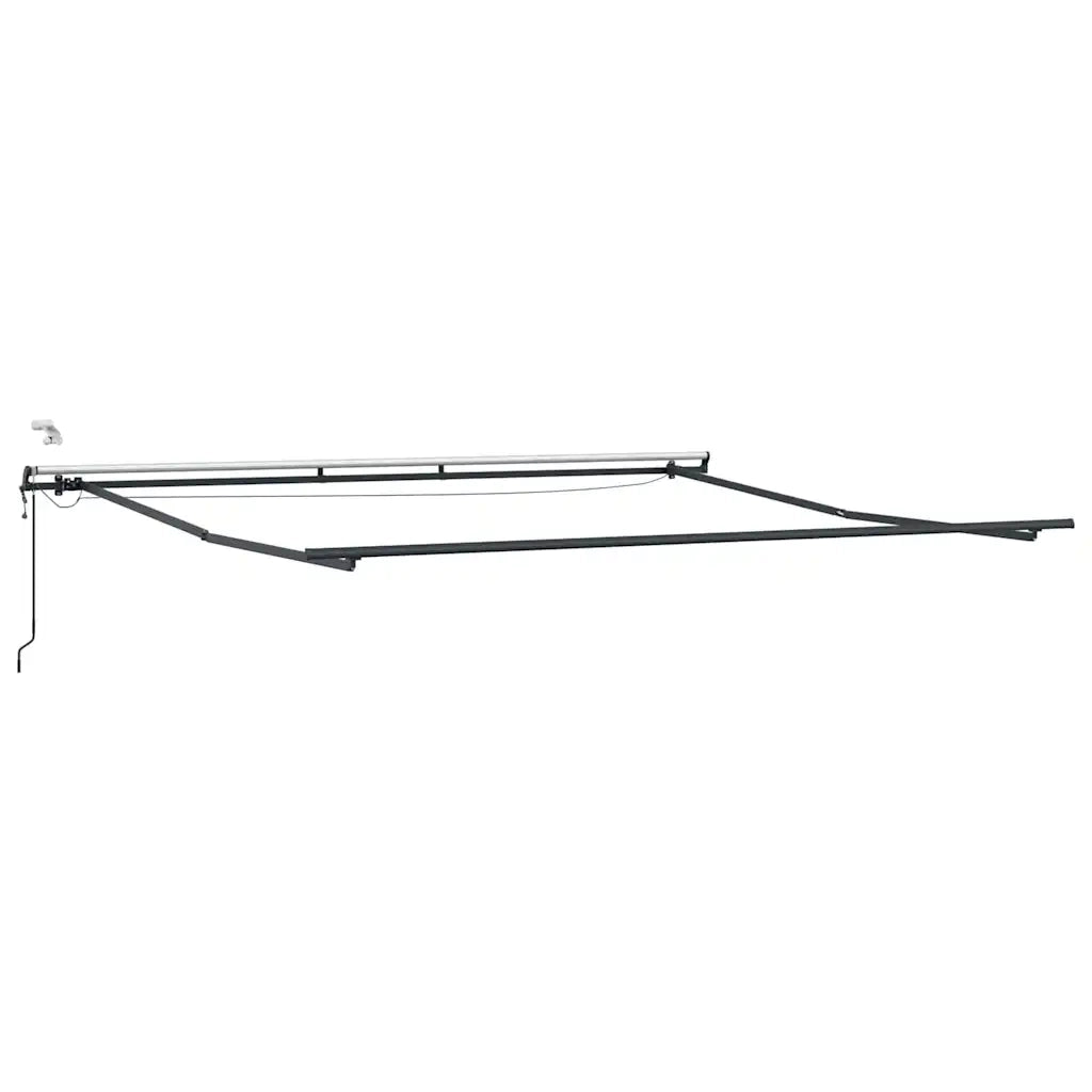 Tenda da Sole con Antracite 5 × 3,5 m Metallo 313267