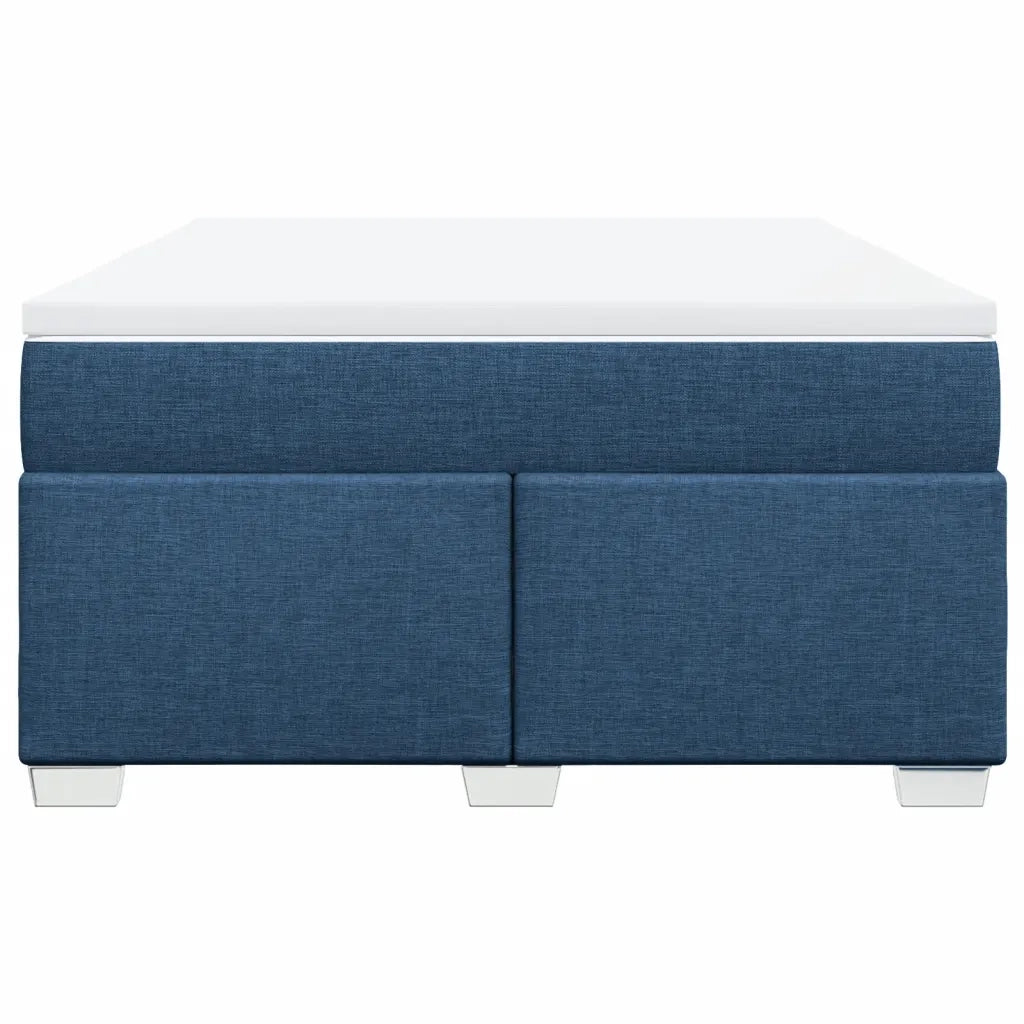 Giroletto a Molle con Materasso Blu 160x200 cm in Tessuto 3285150