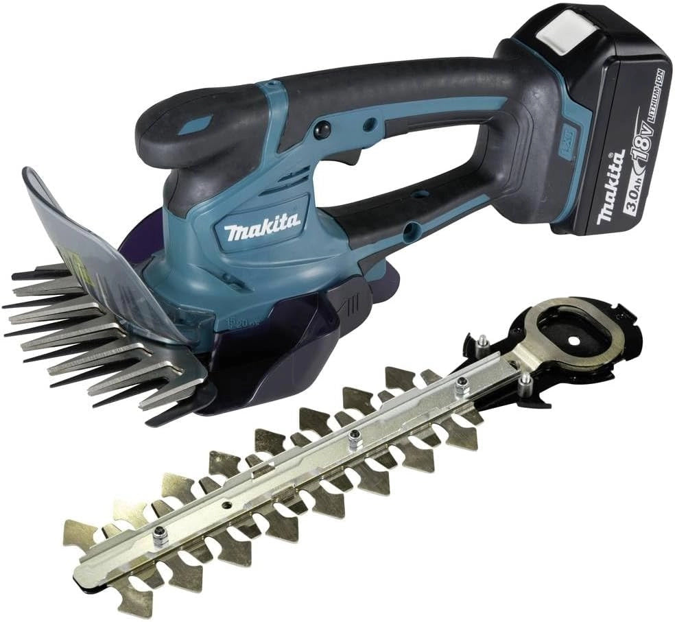 Makita DUM604RFX - Forbici per erba a batteria, 18 V/3,0 Ah, 1 batteria + caricatore