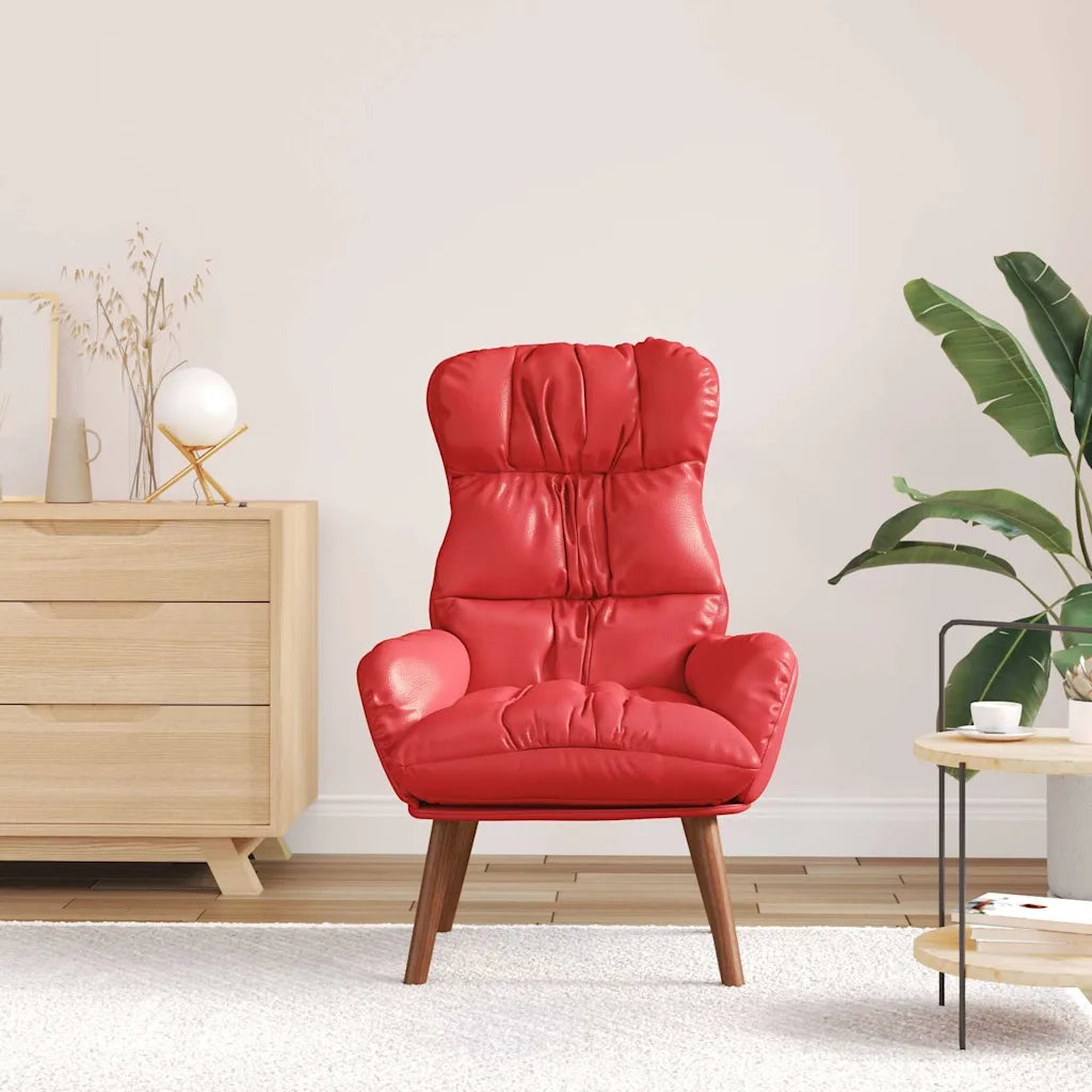 poltrona Rosso 69 x 74 x 93 cm Pelle Artificiale 42001876