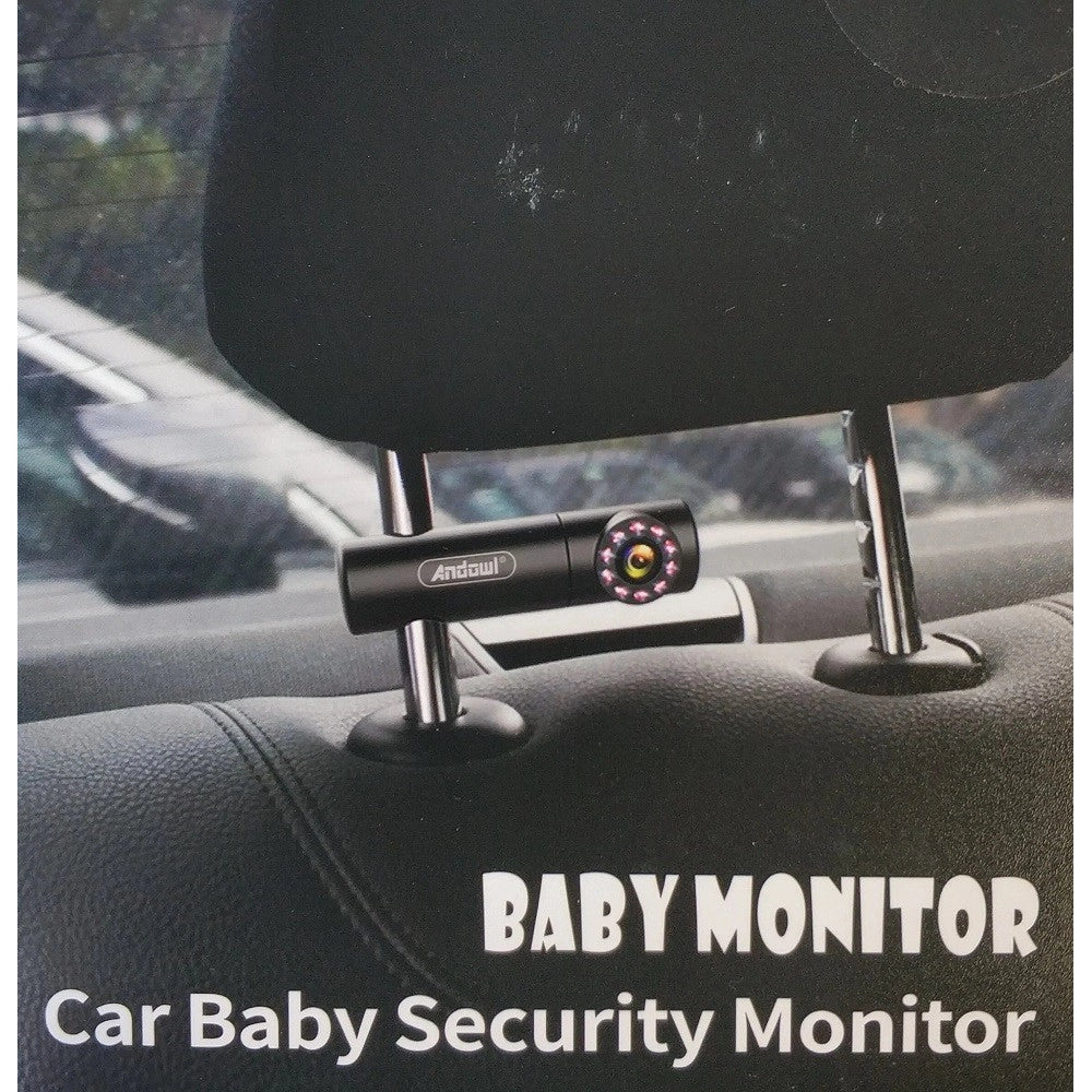 Trade Shop - Baby Monitor Di Sicurezza Lcd Full Hd 1080p Q-ca805 Da 4,5" Per Cruscotto Auto -