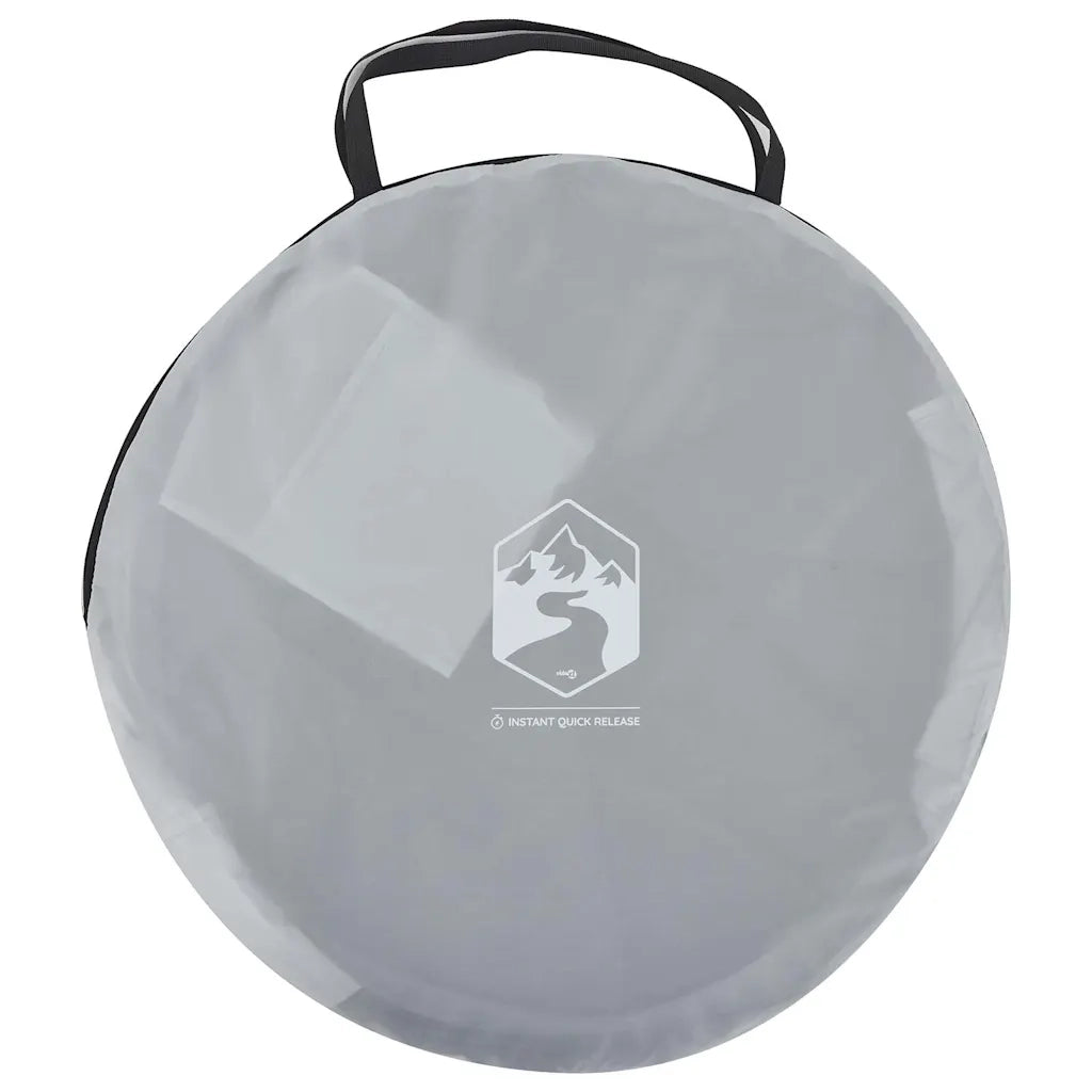 Tenda da Spiaggia 2 Persone Pop-Up Grigia Impermeabile 4004160