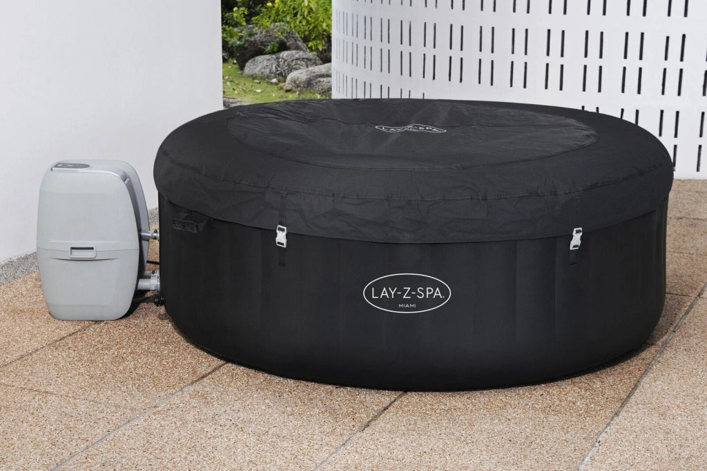 Bestway 60001 vasca idromassaggio e spa 669 L 4 persona(e) Rotondo Nero, Grigio, Bianco
